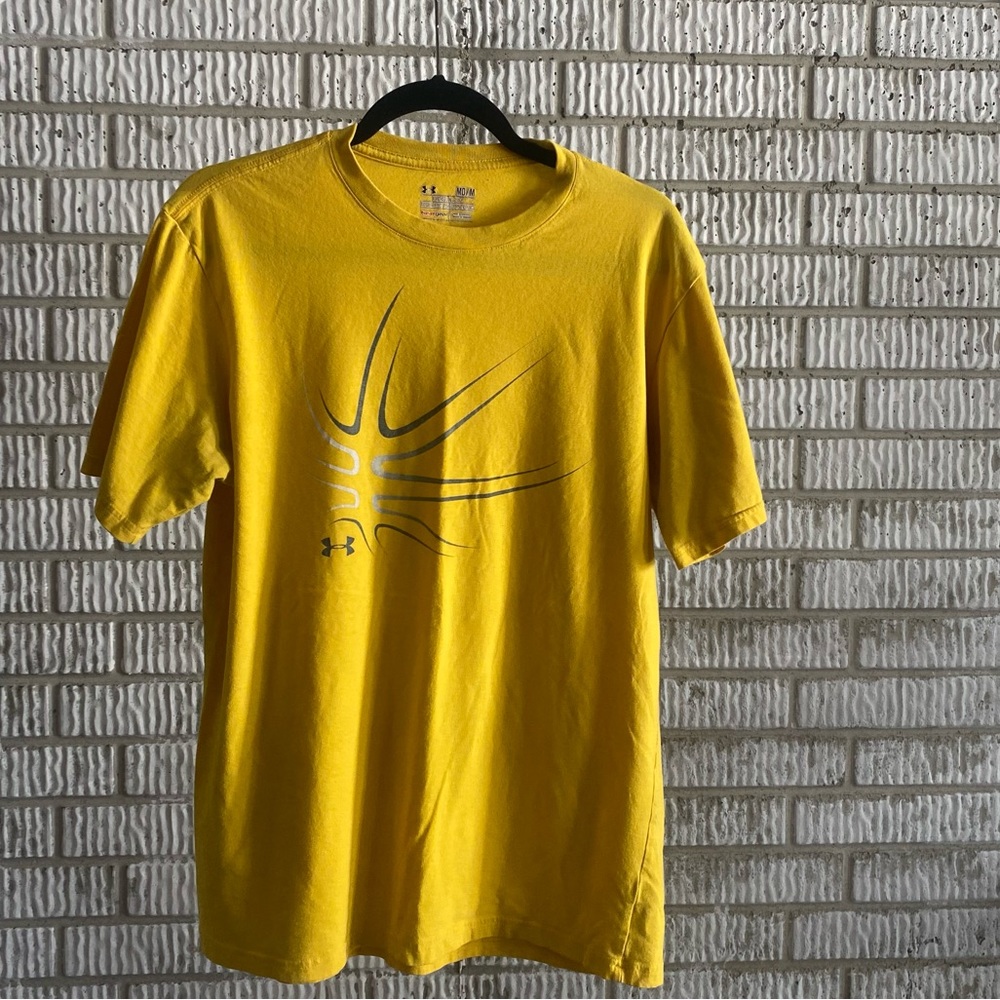 Under Armour Yellow Basketball Tshirt